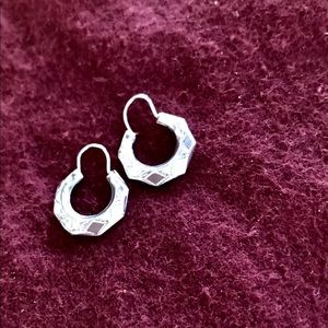 14K White Gold Earrings